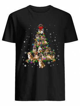 Shihpoo Christmas Tree T-Shirt