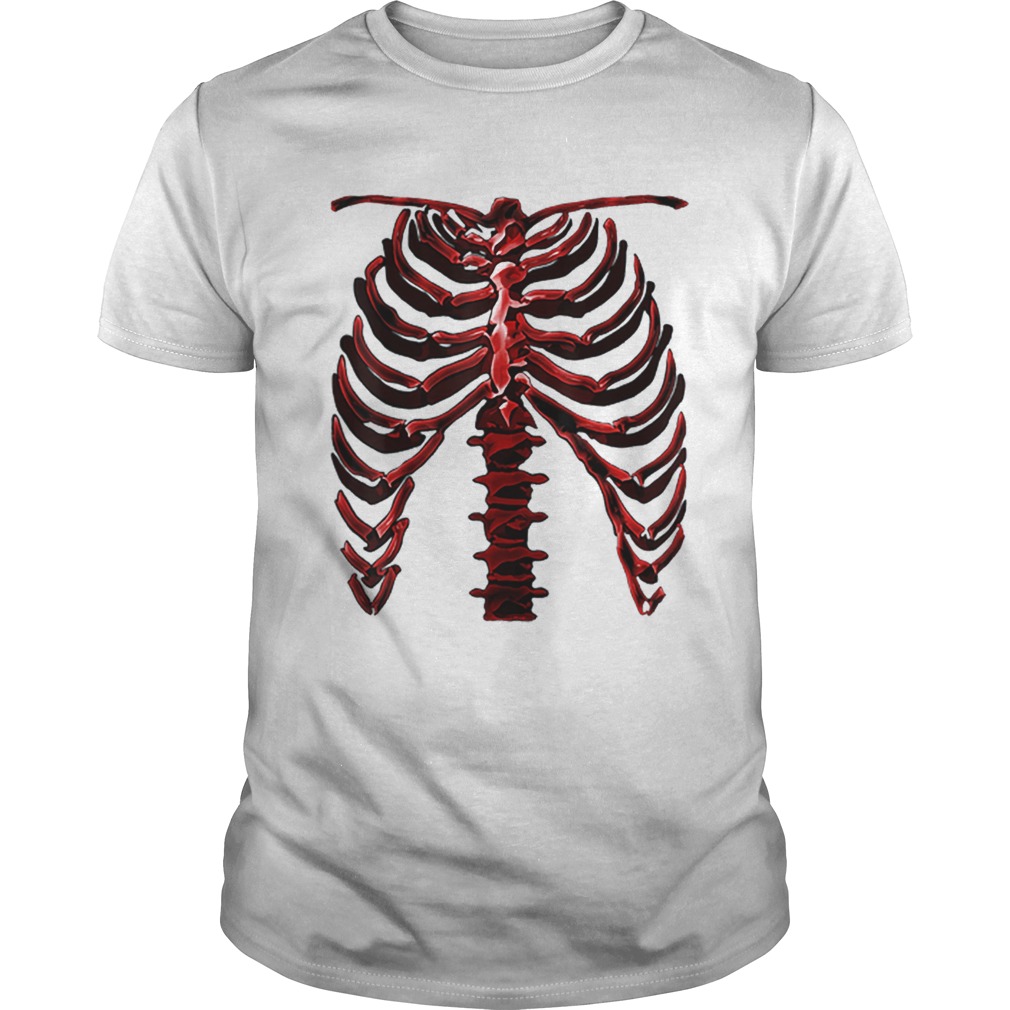 Skeleton Rib Cage Cool Halloween shirt