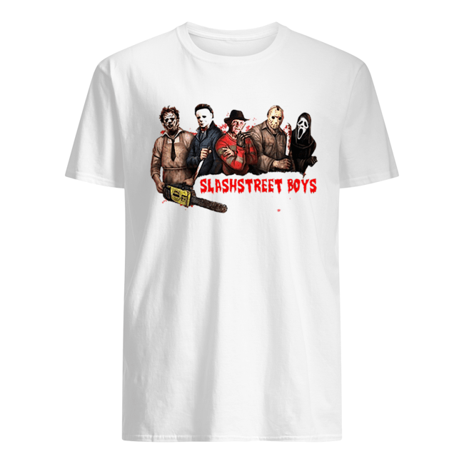 Slashstreet Boys horror movie characters shirt