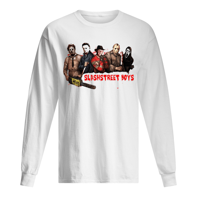 Slashstreet Boys horror movie characters Long Sleeved T-shirt 
