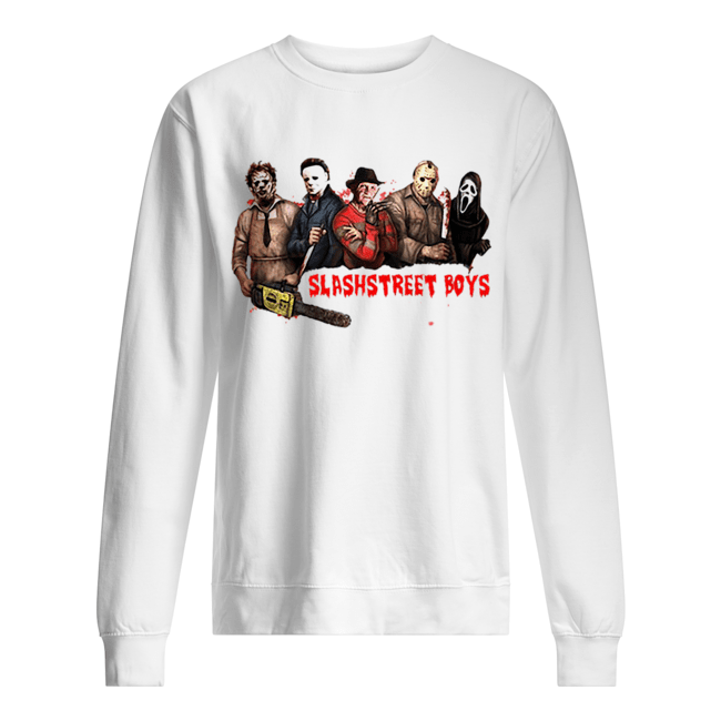 Slashstreet Boys horror movie characters Unisex Sweatshirt