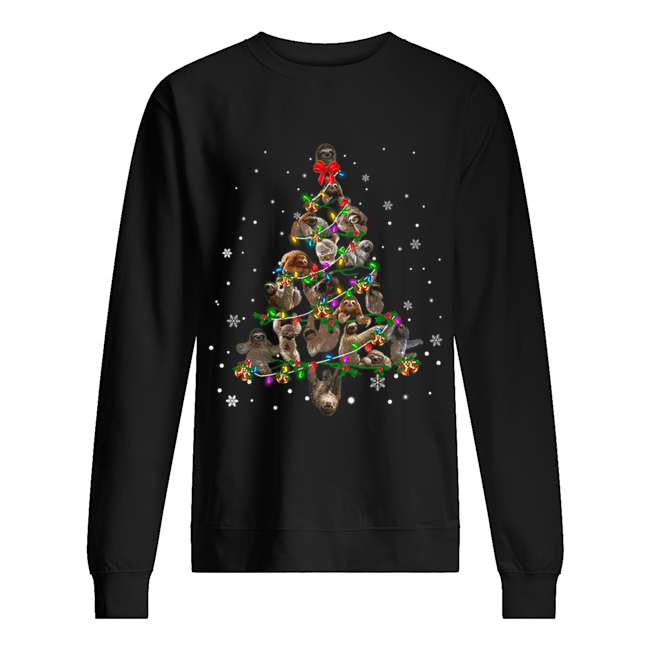 Sloth Christmas Tree T-Shirt Unisex Sweatshirt