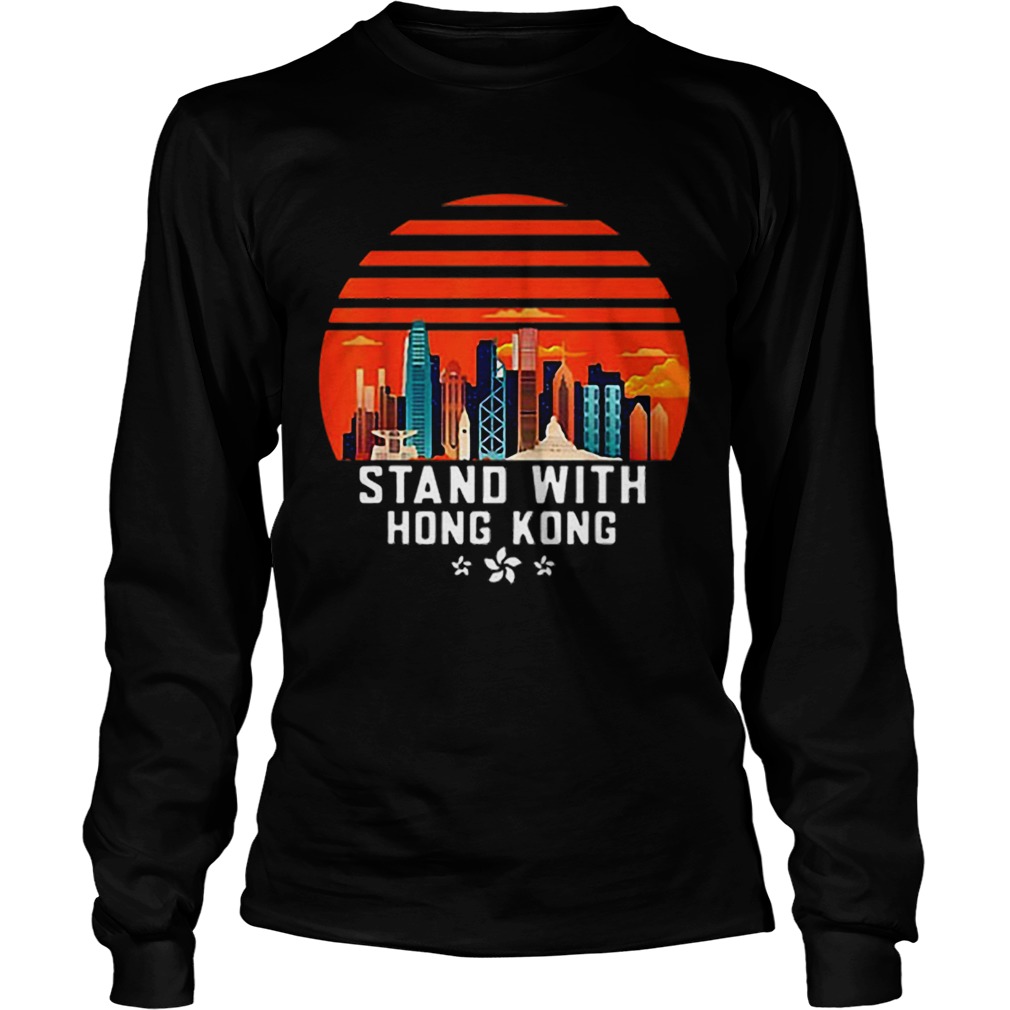Stand With Hong Kong Sunset LongSleeve