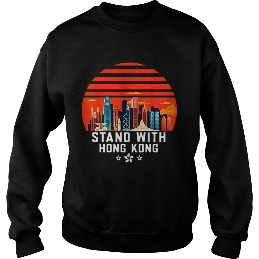 Stand With Hong Kong Sunset Sweatshirt