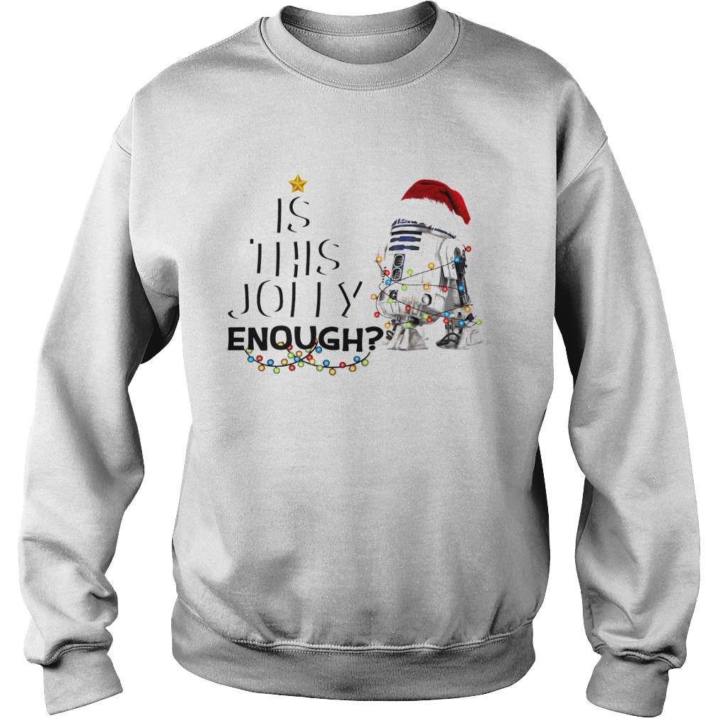 Star Wars R2D2 Santa is this enough Sweatshirt