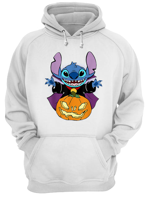 Stitch And Pumpkin Halloween Unisex Hoodie