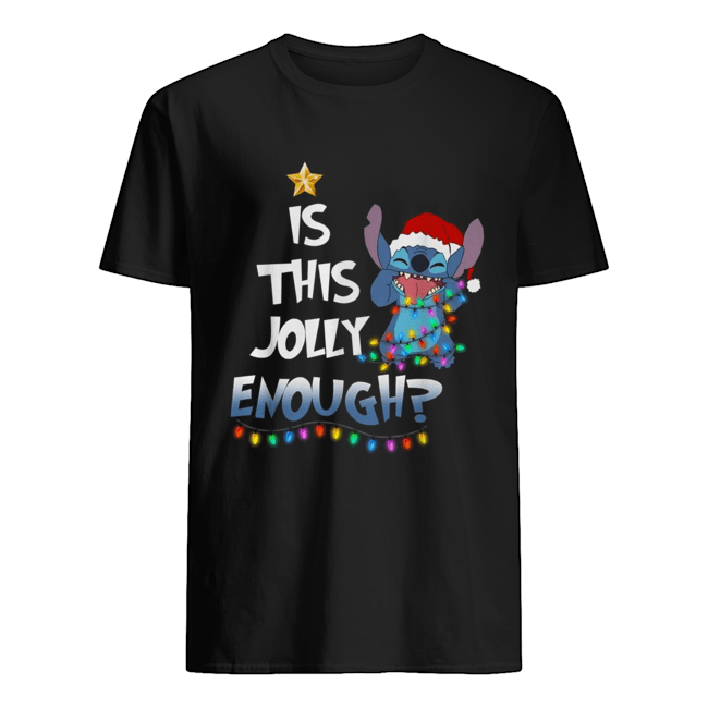 Stitch is this jolly enough Christmas shirt