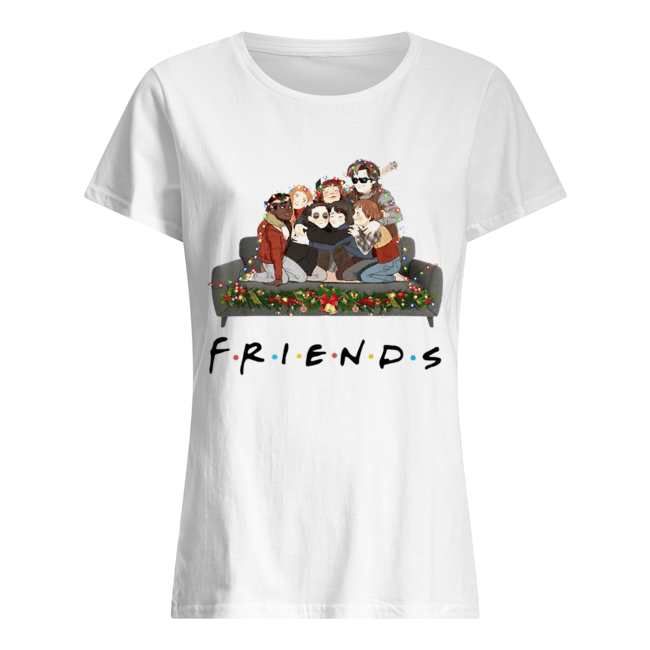 Stranger Things Friends tv show Christmas Classic Women's T-shirt