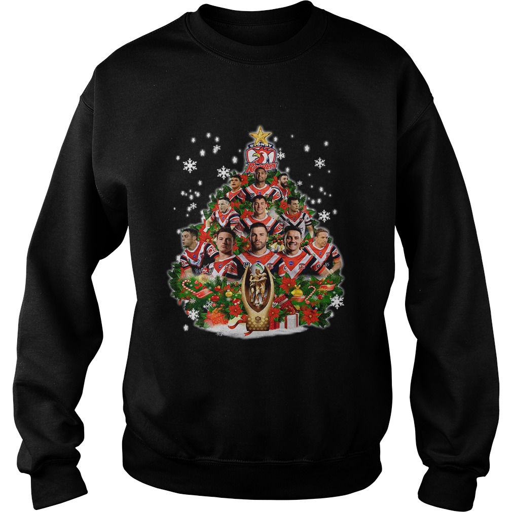 Sydney Roosters Players Christmas Tree Shirt Sweatshirt