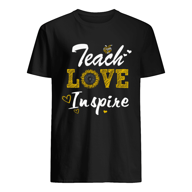Teach Love Inspire Sunflower Teacher Gift T-Shirt