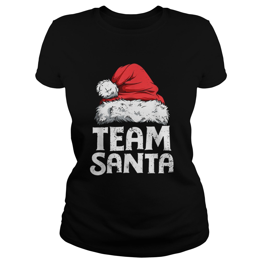 Team Santa Christmas Family Matching Pajamas TShirt Classic Ladies