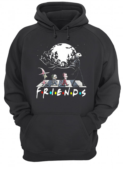 The Nightmare Before Christmas Friends Tv Show Abbey Road Unisex Hoodie
