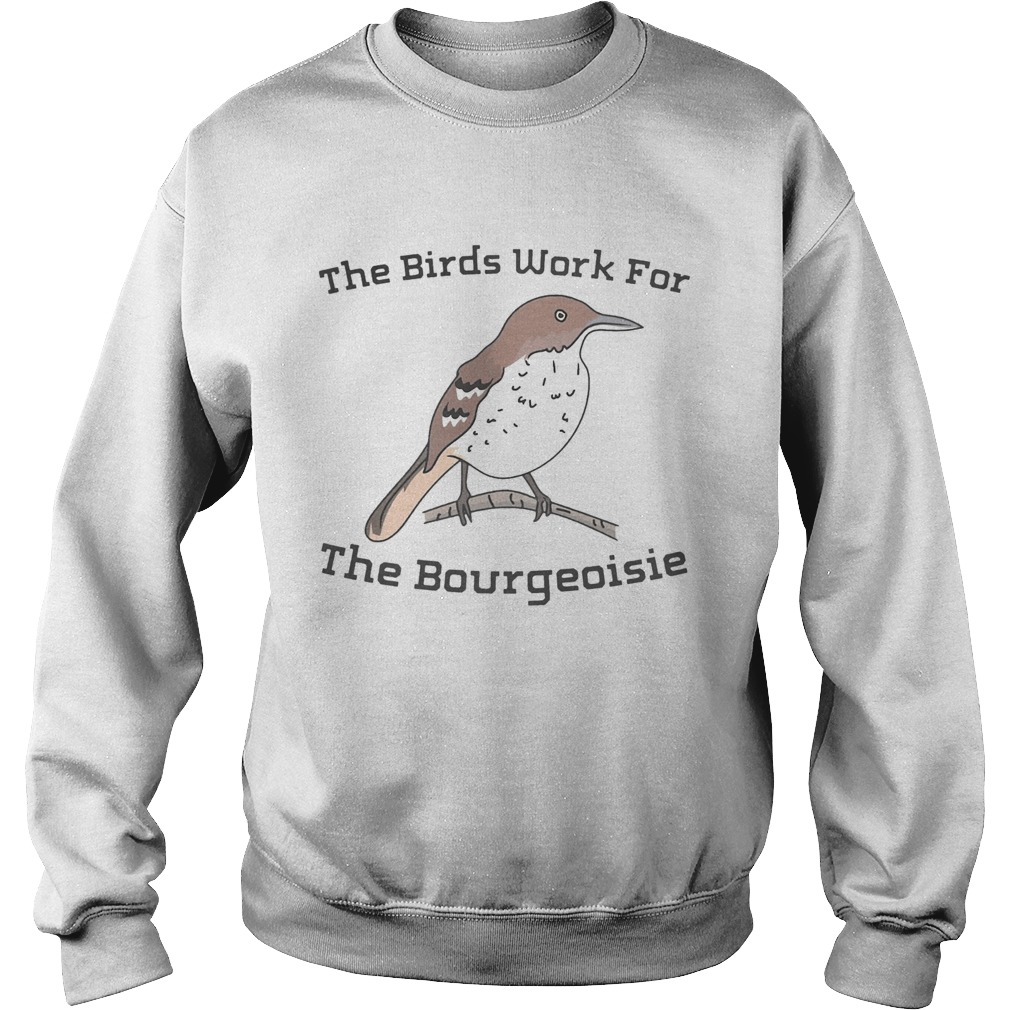 The birds work for the bourgeoisie Sweatshirt
