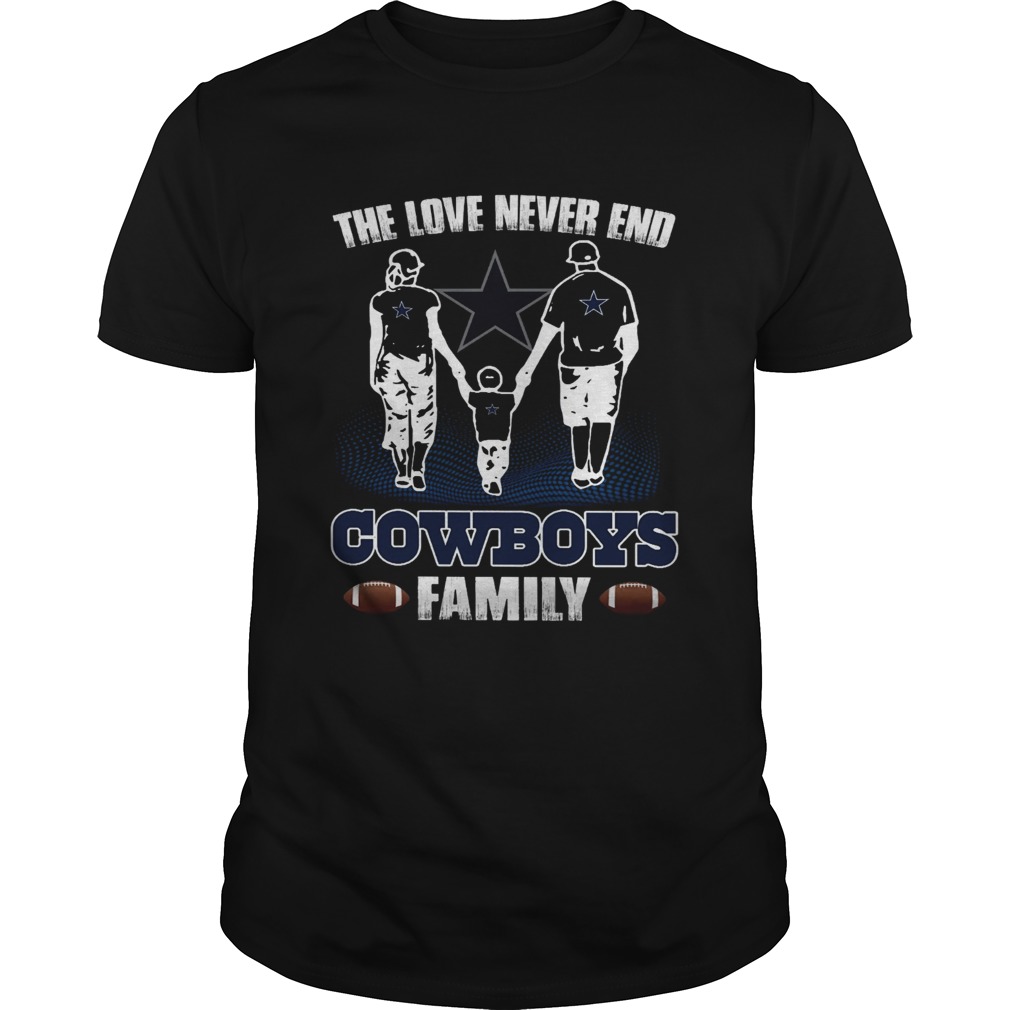 The love never end Chiefs Cowboys shirt