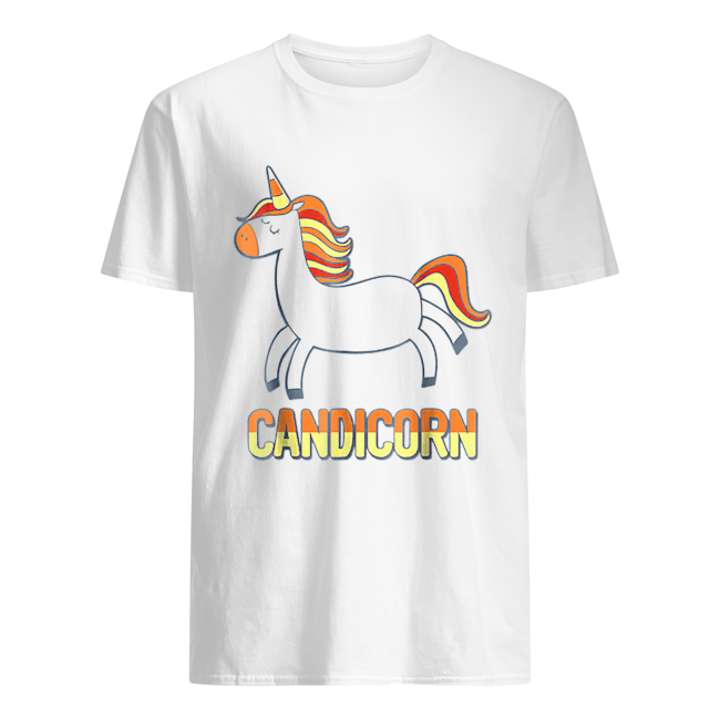 Top Cute Candicorn Halloween Candy Corn Unicorn shirt