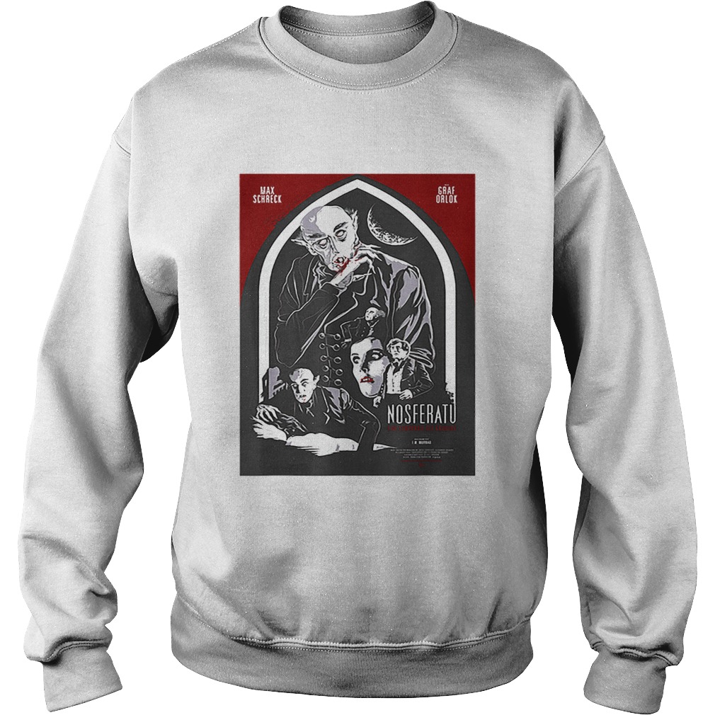 Top Nosferatu Vampire Halloween Horror Sci Fi Sweatshirt