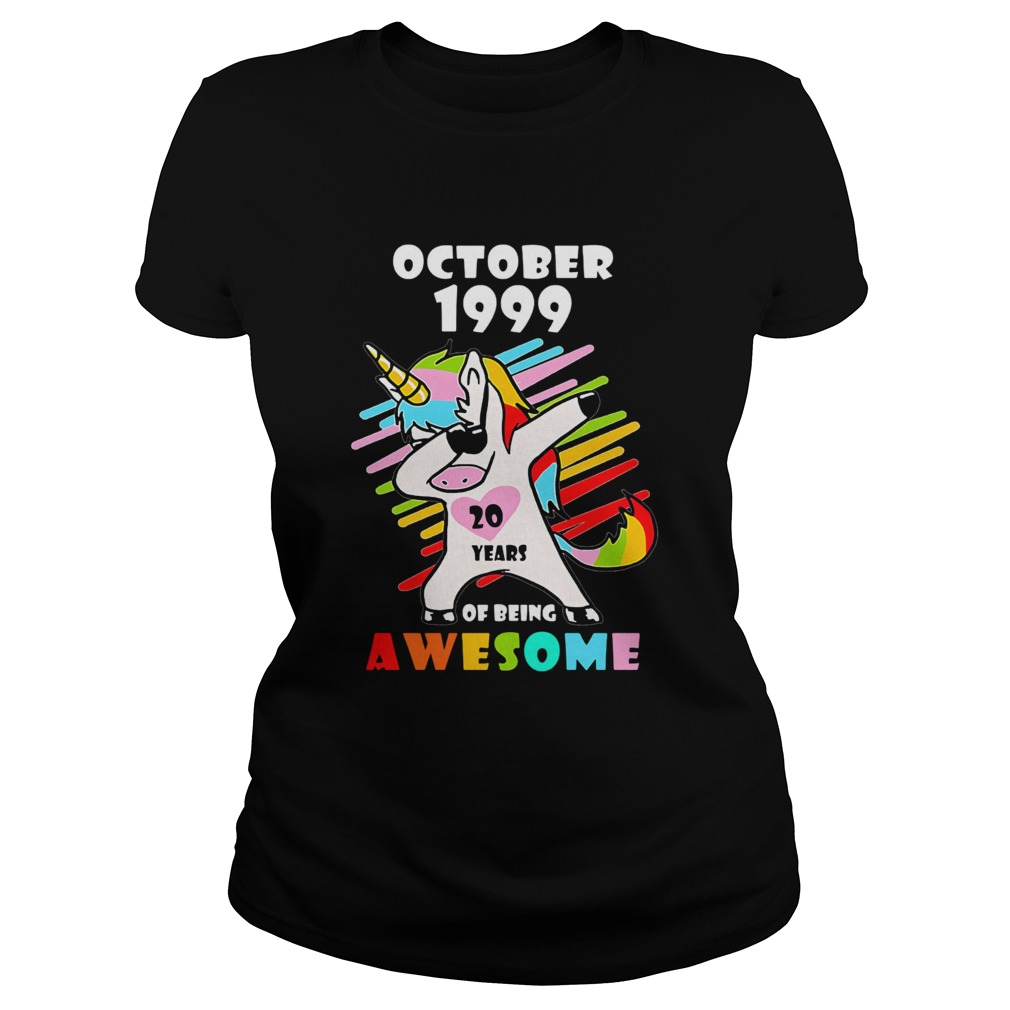 Unicorn October 1999 20 years of being awesome Classic Ladies