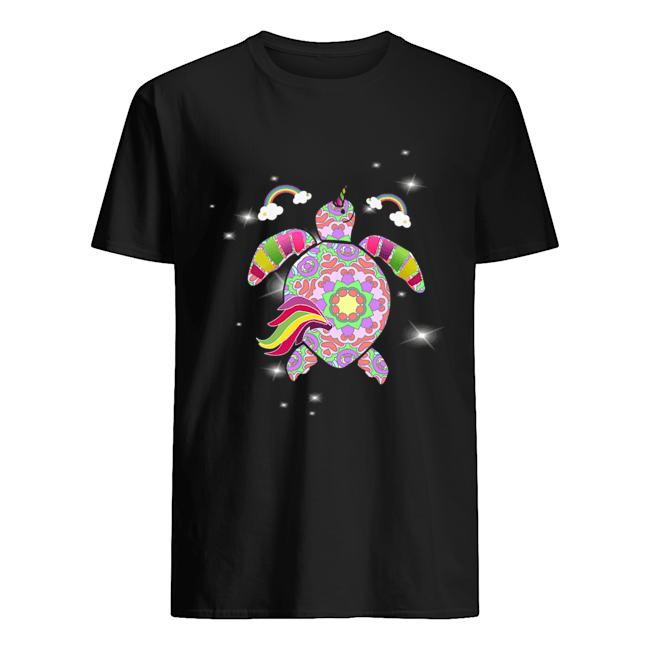 Unicorn Turtle Color Turtle Lover Gift T-Shirt