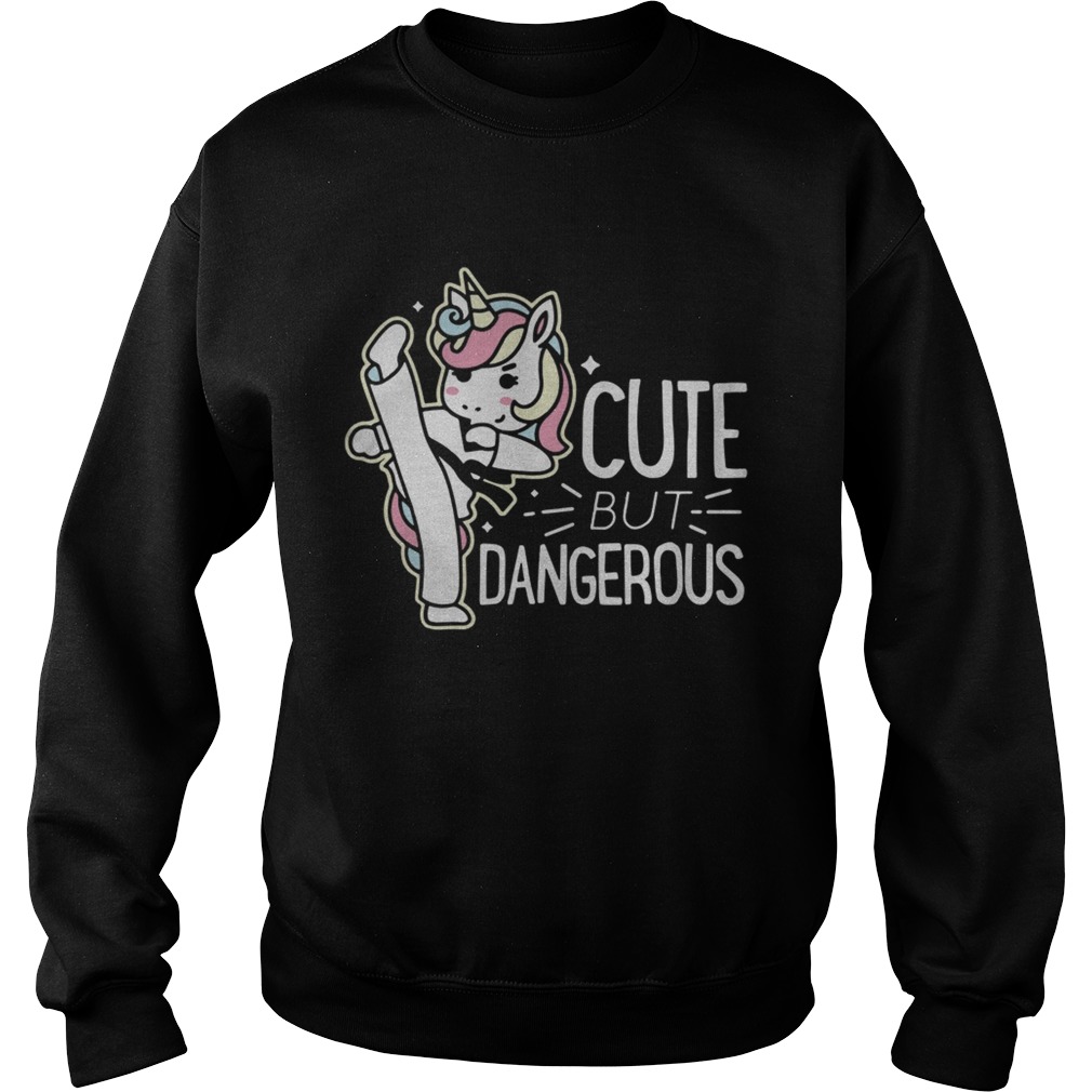 Unicorn cute but dangerous Sweatshirt