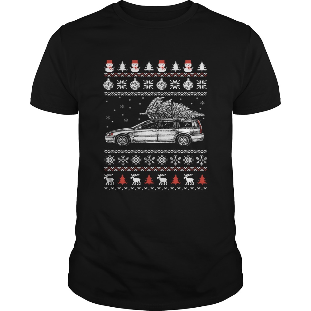 Volvo V70 Brings ugly Christmas sweater