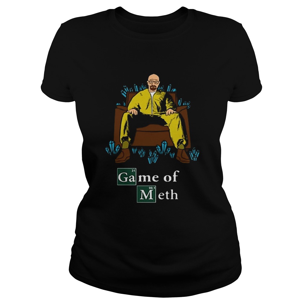Walter White Game Of Meth Crystal Throne Classic Ladies