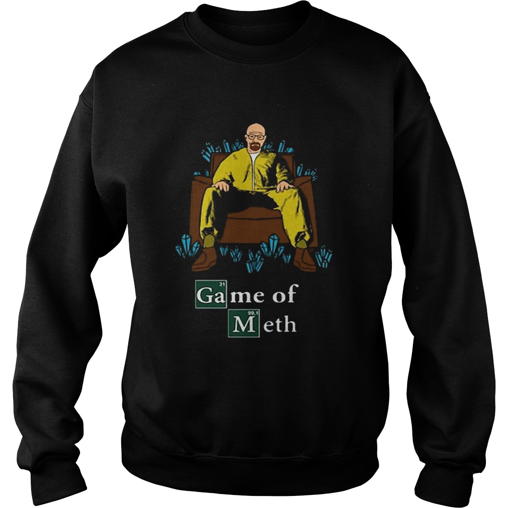 Walter White Game Of Meth Crystal Throne Sweatshirt