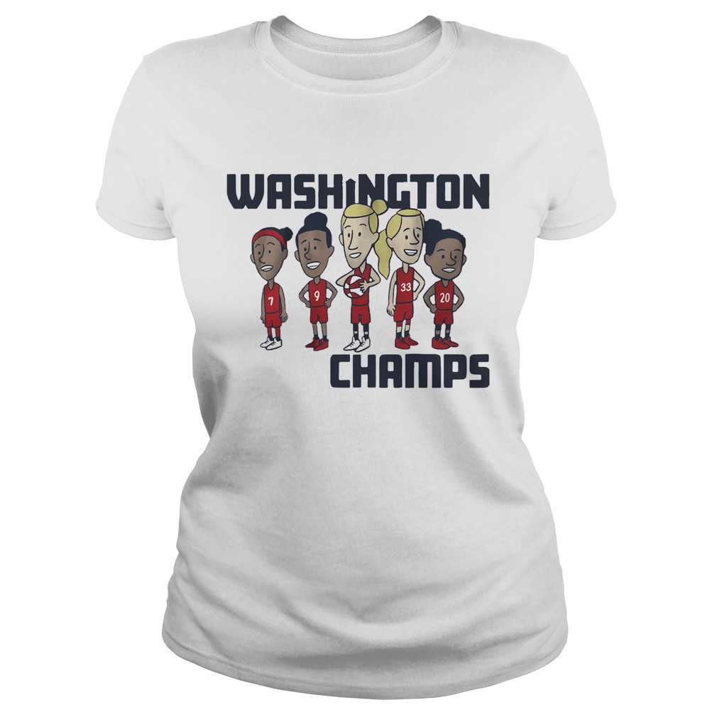 Washington Mystics 2019 Champions Classic Ladies