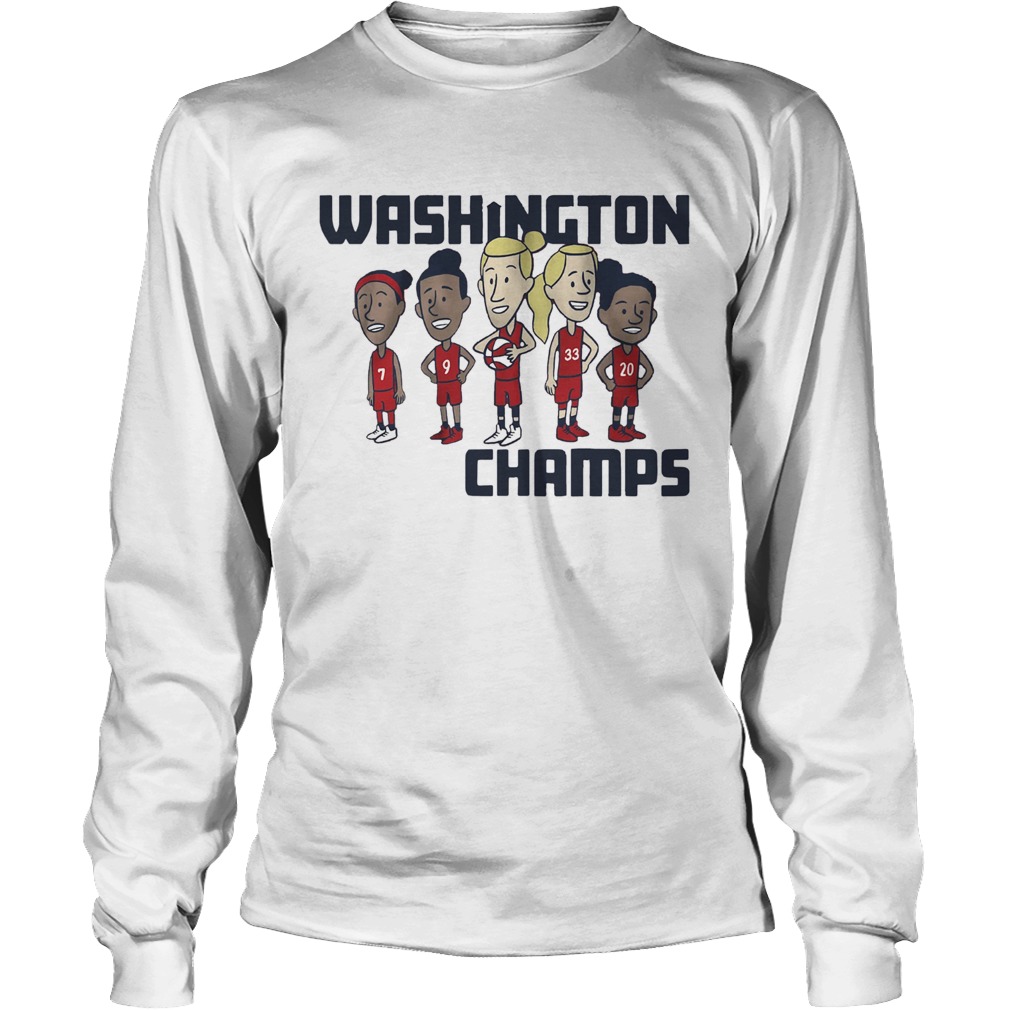 Washington Mystics 2019 Champions LongSleeve