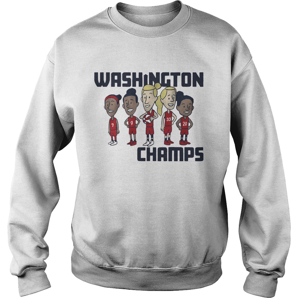Washington Mystics 2019 Champions Sweatshirt
