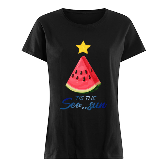 Watermelon Tis The Sea Sun T-Shirt Classic Women's T-shirt