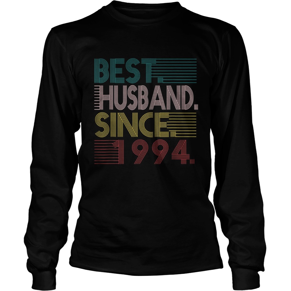 Wedding Anniversary Gift Husband Since 1994 Vintage TShirt LongSleeve