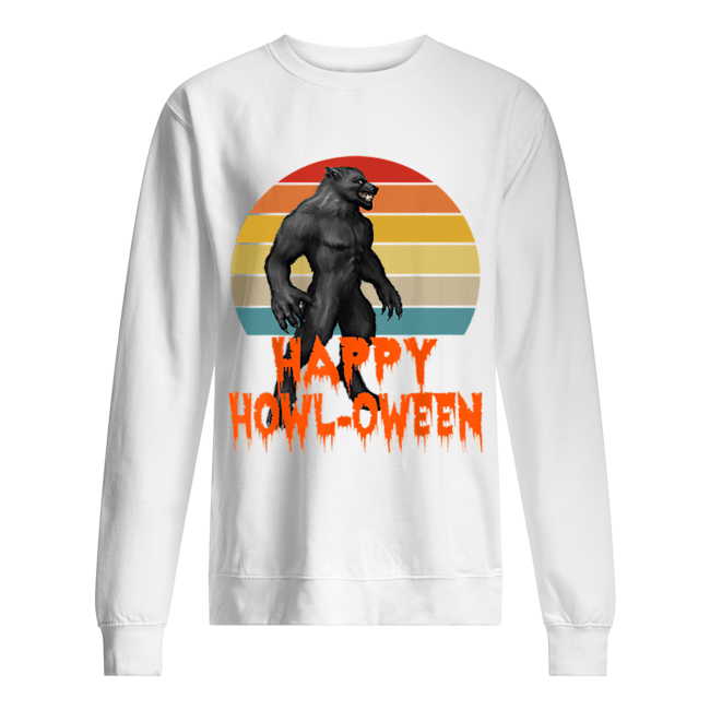 Werewolf Vintage Werewolves Halloween Costume Unisex Sweatshirt