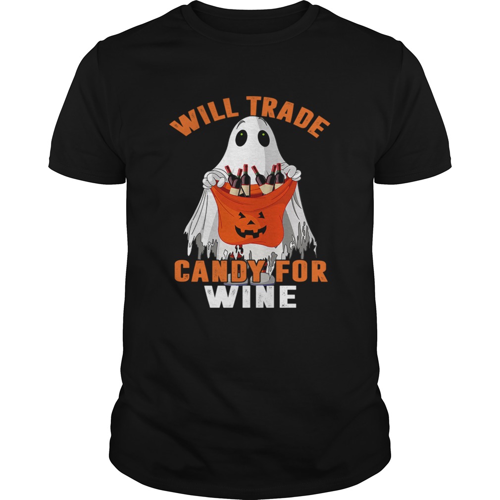 Will Trade Candy For Wine Funny Wine Lover TShirt