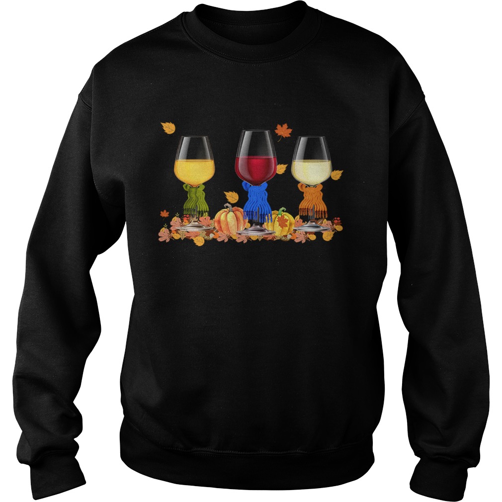 Wine Auturn Vibe Funny Wine Lover TShirt Sweatshirt