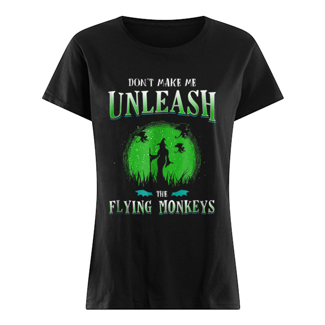 Witch Flying Monkeys Witches Mom Gift Halloween Classic Women's T-shirt