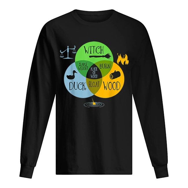 Witch Identification Funny Halloween Long Sleeved T-shirt 
