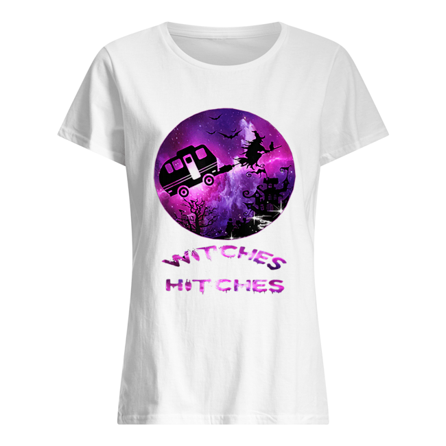 Witches With Hitches Funny Camping Halloween Gift Classic Women's T-shirt