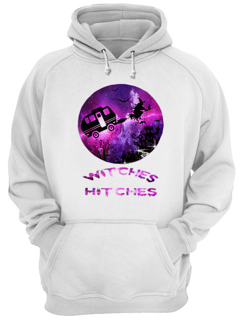 Witches With Hitches Funny Camping Halloween Gift Unisex Hoodie