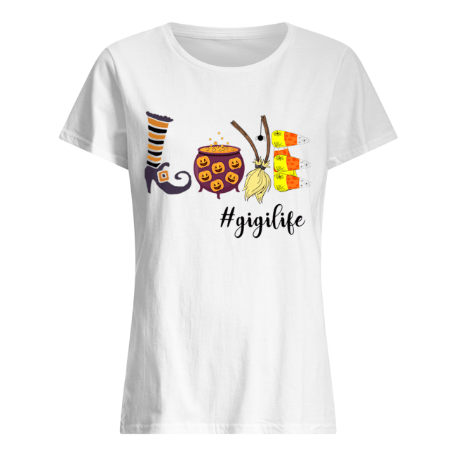 Women Halloween Love gigilife Gigi Life T-Shirt Classic Women's T-shirt