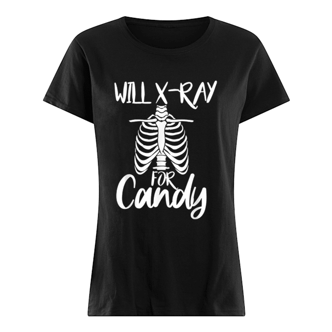 X-Ray Skeleton Candy Classic Women's T-shirt