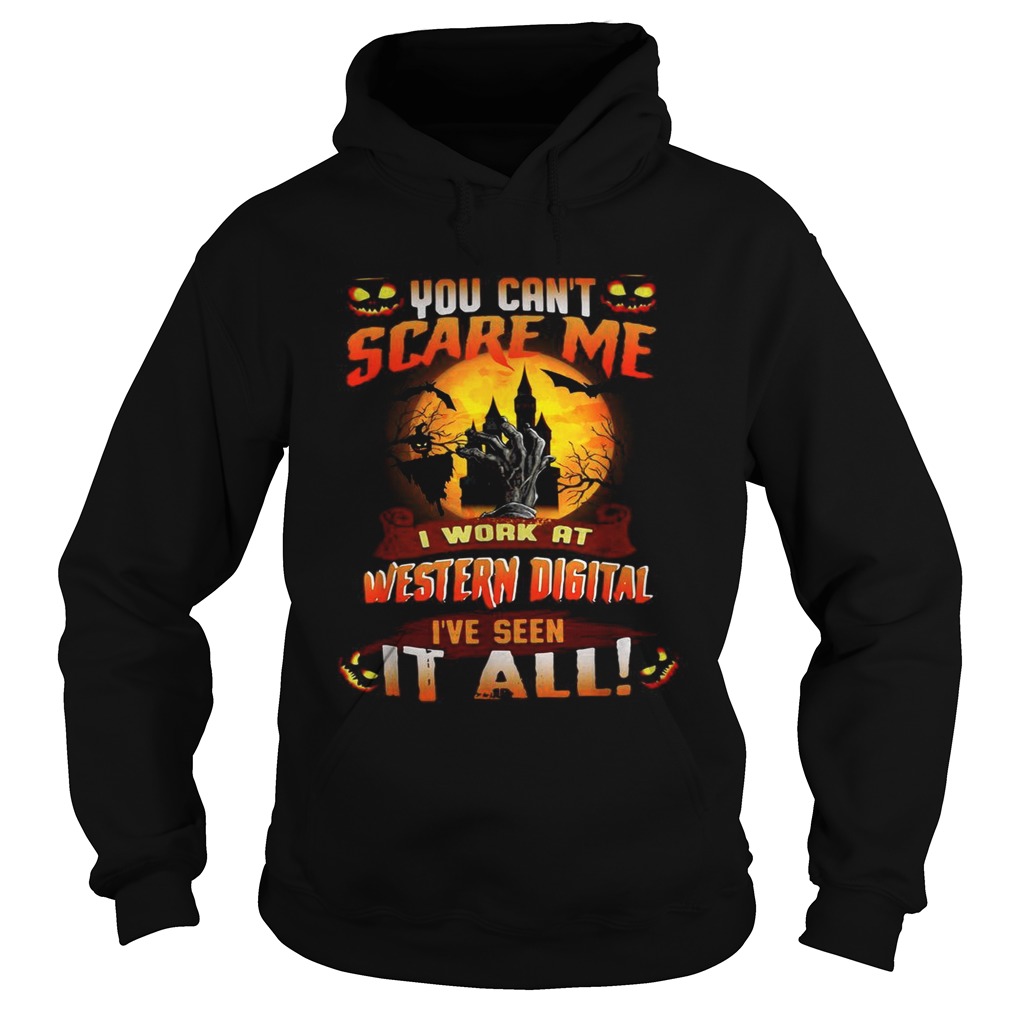 You cant scare me I work at Western digital Ive seen it all Hoodie