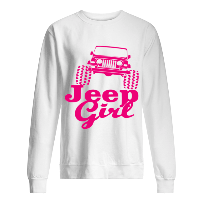 jeep girl Unisex Sweatshirt
