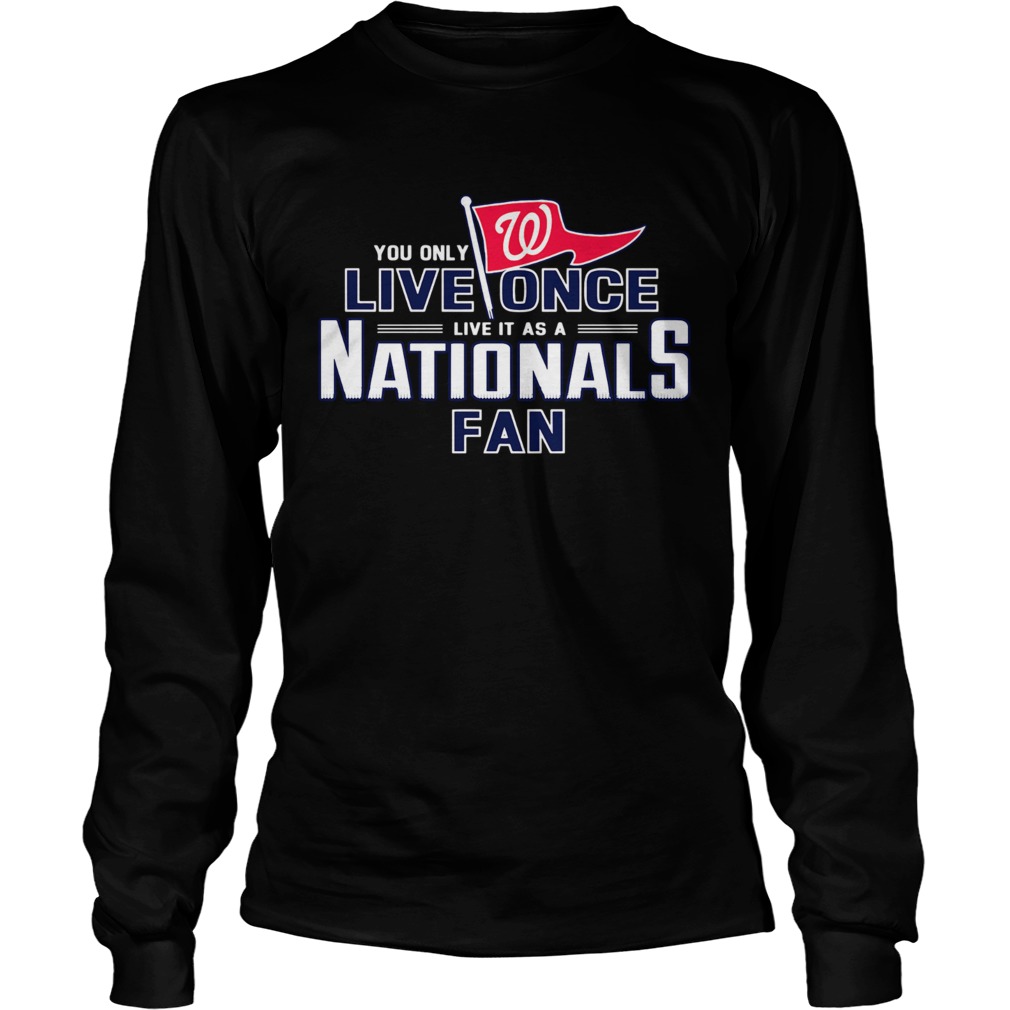 1572836625You only live once live it as a Nationals fan LongSleeve