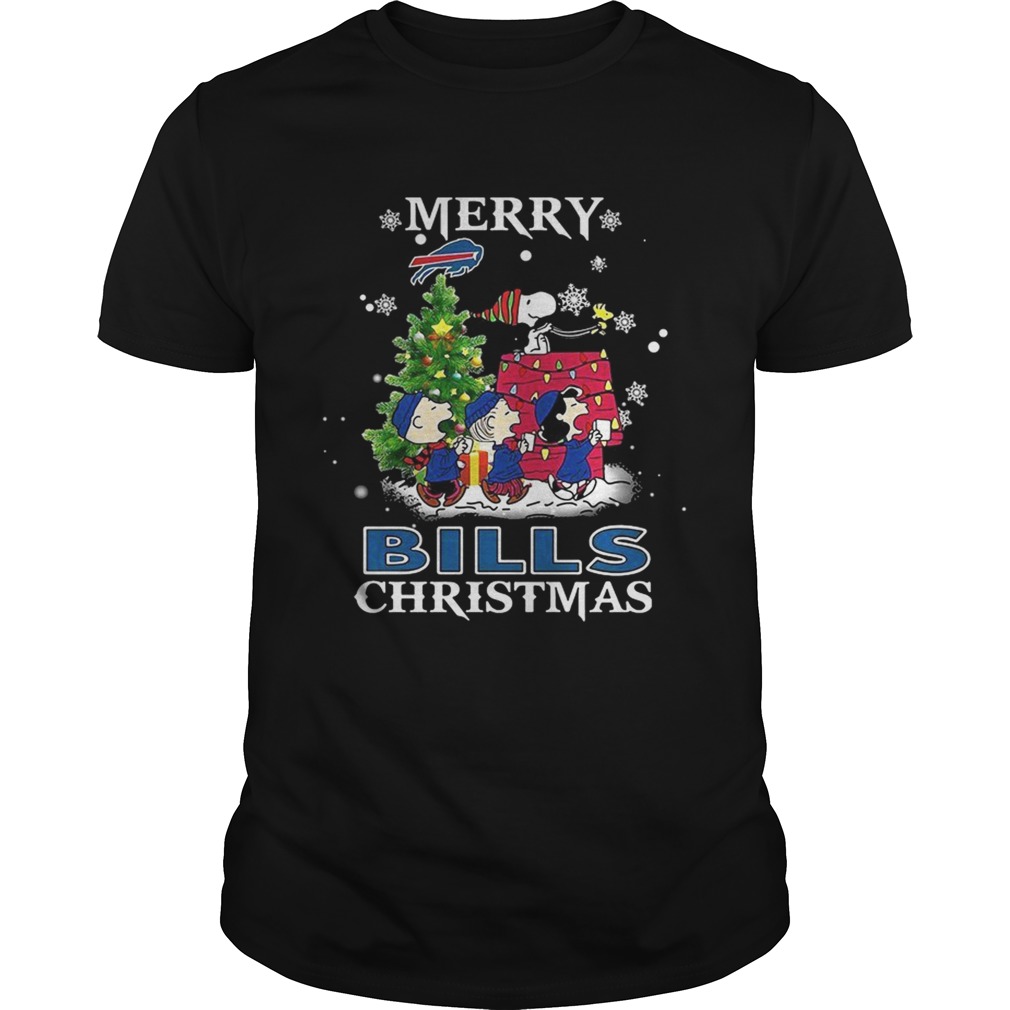 Snoopy merry Buffalo Bills Christmas shirt