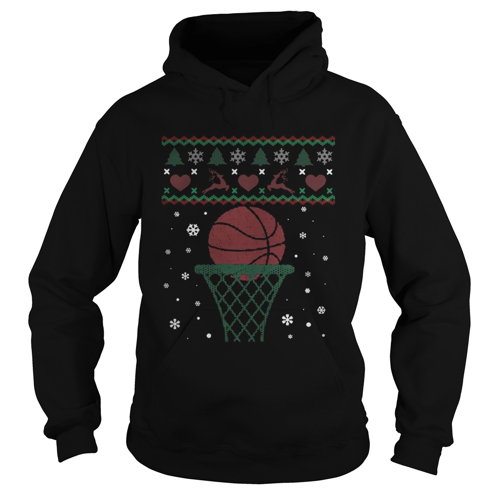 1572842565Basketball Player Christmas Hoodie