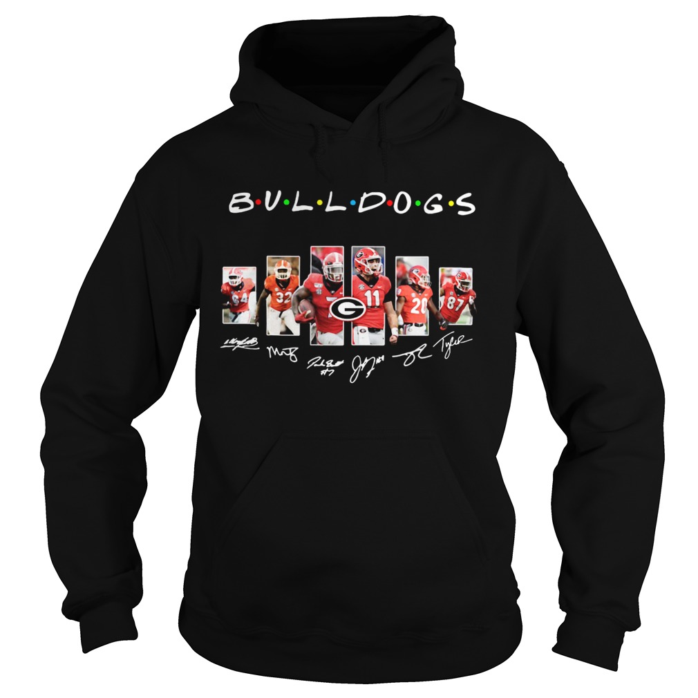 1572842640Bulldogs Friends Green Bay Packers TV Shows Signatures Hoodie
