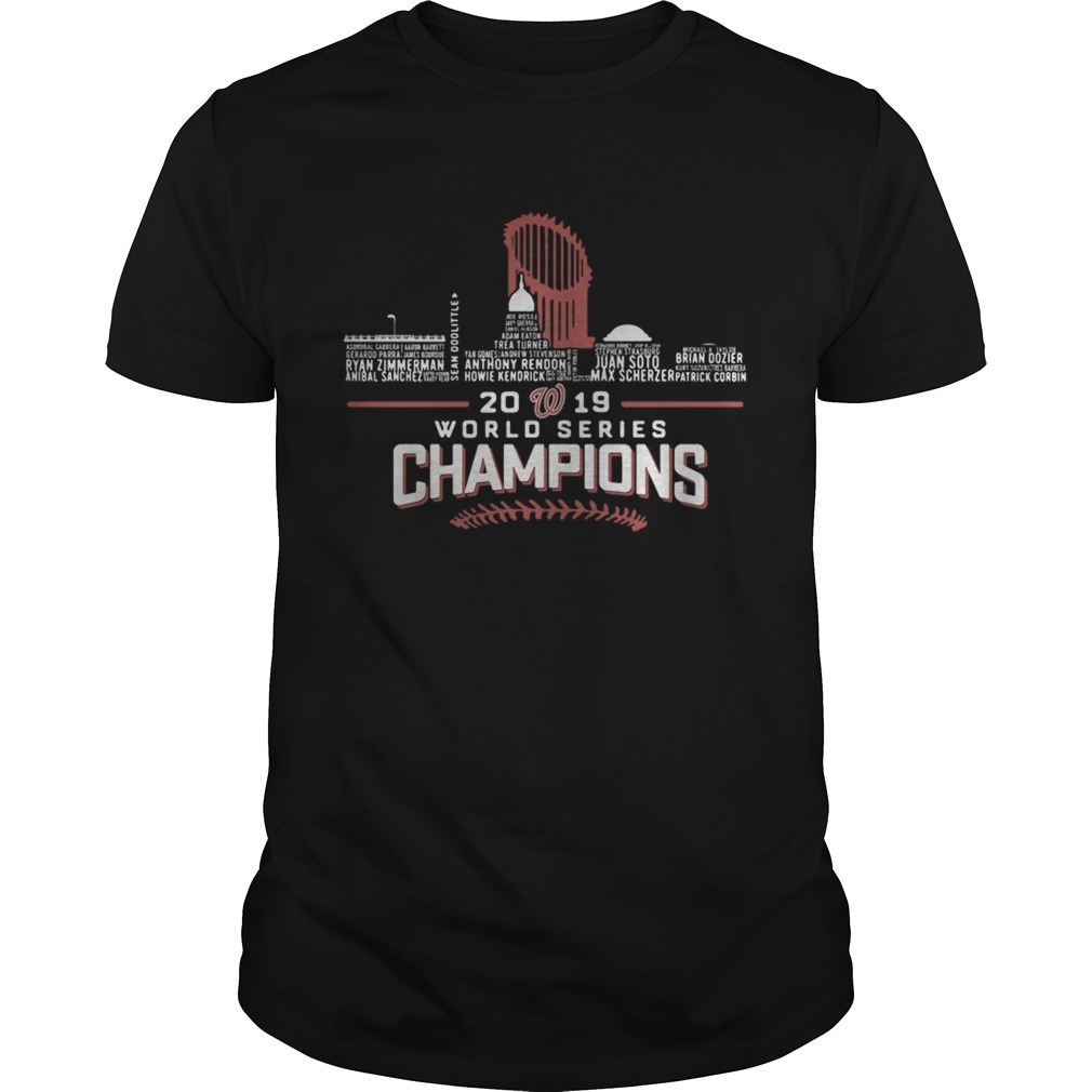 World Series Champions 2019 Washington Nationals City shirt
