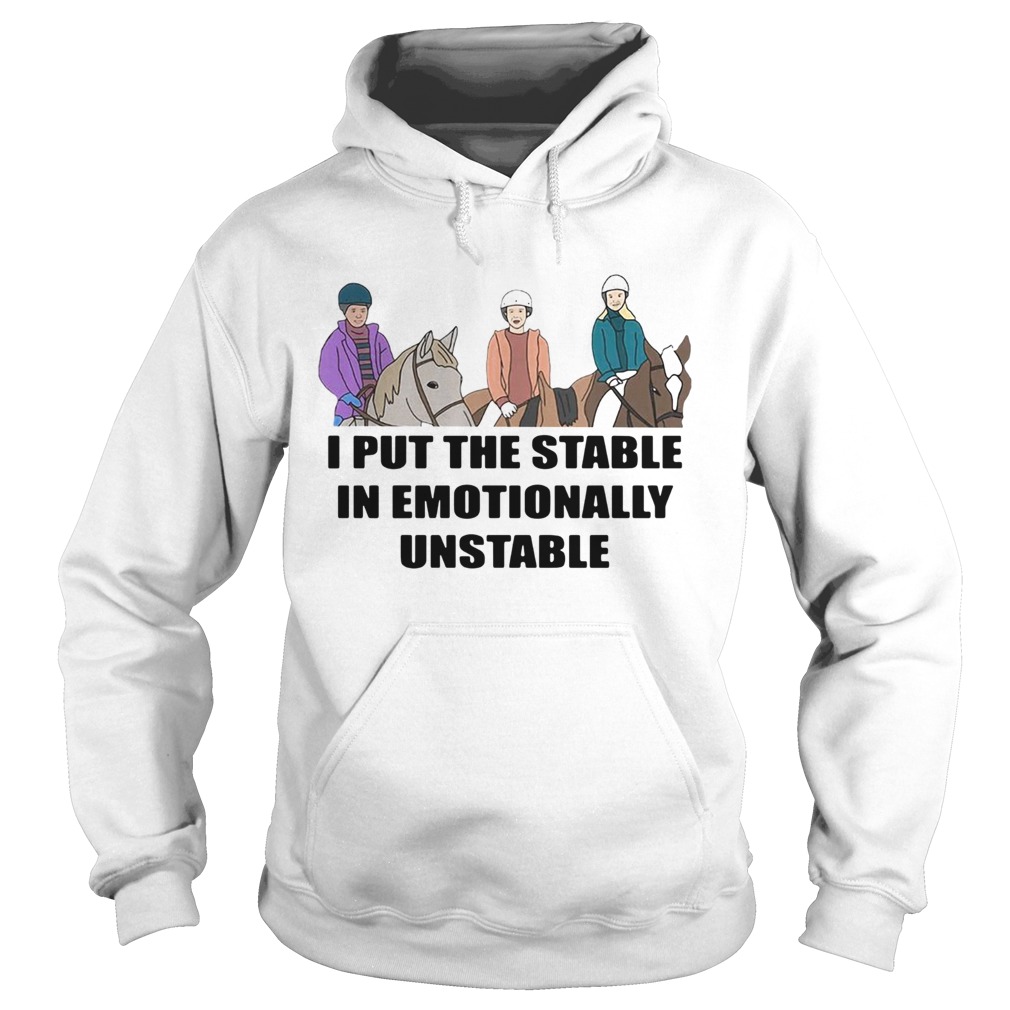 1572856327I Put The Stable In Emotionally Unstable Hoodie
