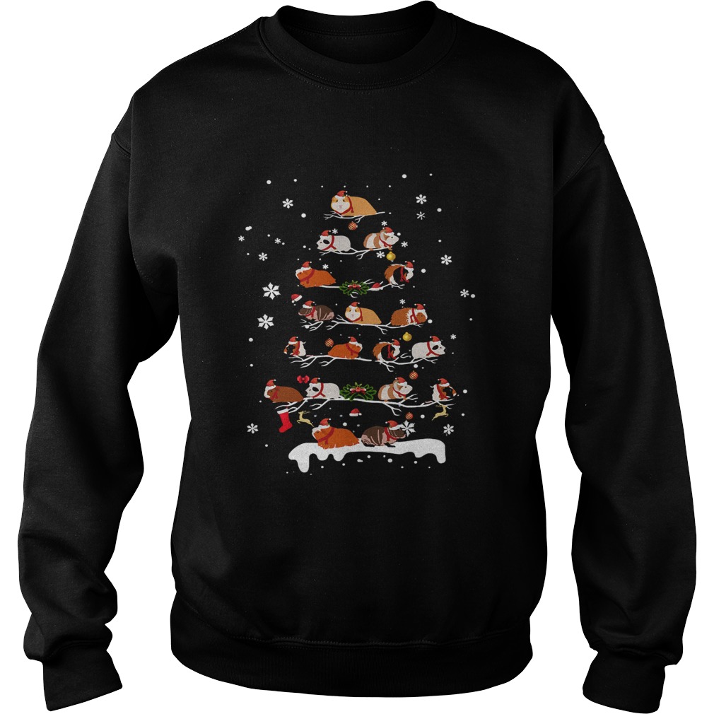 1572856619Guinea Pigs Christmas Tree Sweatshirt