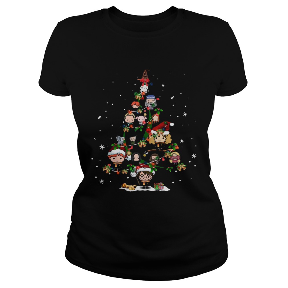 1572856670Harry Potter Chibi Characters Christmas Tree Classic Ladies